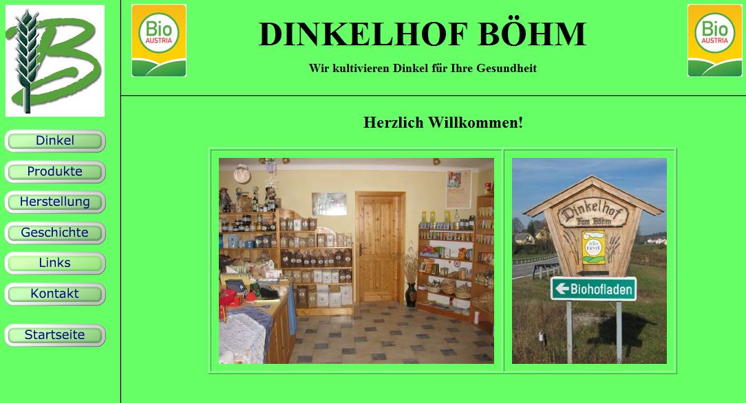 unsere 2. Webseite
